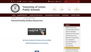 
                            4. Parent/Family Online ... - Township of Union Public School District - Parent Portal Union Nj