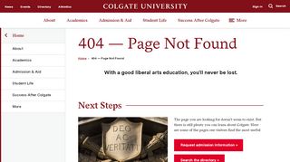 
                            3. Parents and Families - Information - Advice - Links - Colgate University - Colgate Student Portal