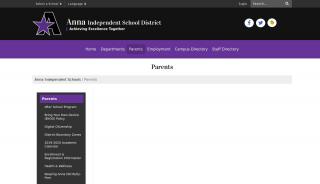 
                            1. Parents - Anna Independent Schools - Anna ISD - Anna Isd Parent Portal