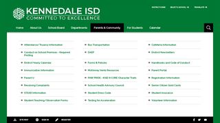 
                            2. Parents & Community / Homepage - Kennedale ISD - Kennedale Parent Portal