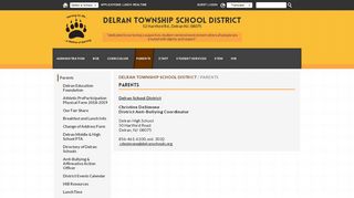 
                            2. Parents - Delran Township School District - Delran Middle School Parent Portal