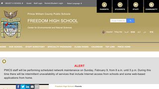 
                            5. Parents - Freedom High School - Freedom High School Parent Portal