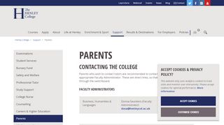 
                            1. Parents - Henley College - Henley College Portal