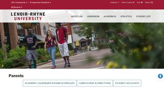
                            5. Parents - Lenoir-Rhyne University - Lr Student Portal