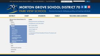
                            7. Parents - Morton Grove School District 70 - Powerschool District 70 Parent Portal