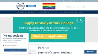 
                            10. Parents of current students - York College - York College Portal