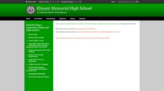 
                            2. Parent's Page - Sewanhaka Central High School District - Elmont Memorial High School Parent Portal