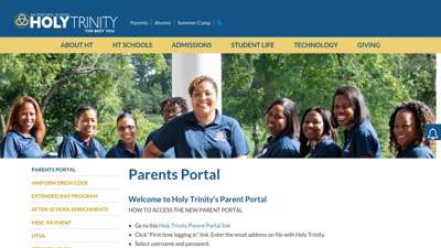 Parents Portal – Holy Trinity