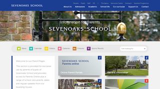 
                            4. Parents - Sevenoaks School - Sevenoaks School Portal