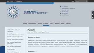 
                            7. Parents - Silver Valley Unified School District - Inter High Parent Portal