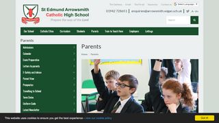 
                            2. Parents | St Edmund Arrowsmith Catholic High School - St Edmund Arrowsmith Portal