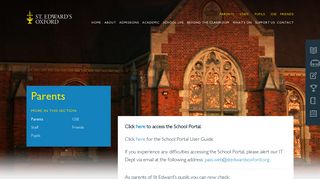 
                            8. Parents - St Edward's School - St Edwards Parent Portal