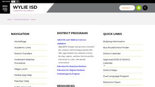 
                            8. Parents & Students / Home - Wylie ISD - Canvas Wylie Isd Portal