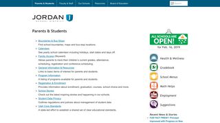 
Parents & Students | Jordan School District
