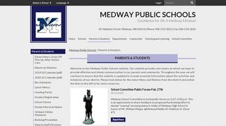 
                            3. Parents & Students - Medway Public Schools - Mms Parent Portal Medway