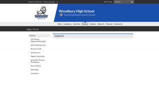 
                            2. Parents - Woodbury High - Woodbury High School - South ... - Woodbury High School Parent Portal