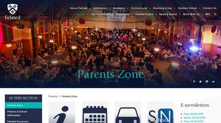 
                            3. Parents Zone - Felsted School - Felsted Mis Portal