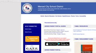
                            7. Parents/Community - Merced City School District - Uc Merced Parent Portal