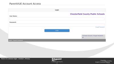 ParentVUE Account Access - parentvue.ccpsnet.net