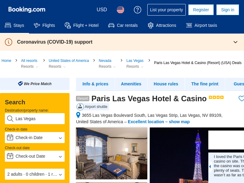 
                            3. Paris Las Vegas Hotel & Casino, Las Vegas - Updated 2021 ...