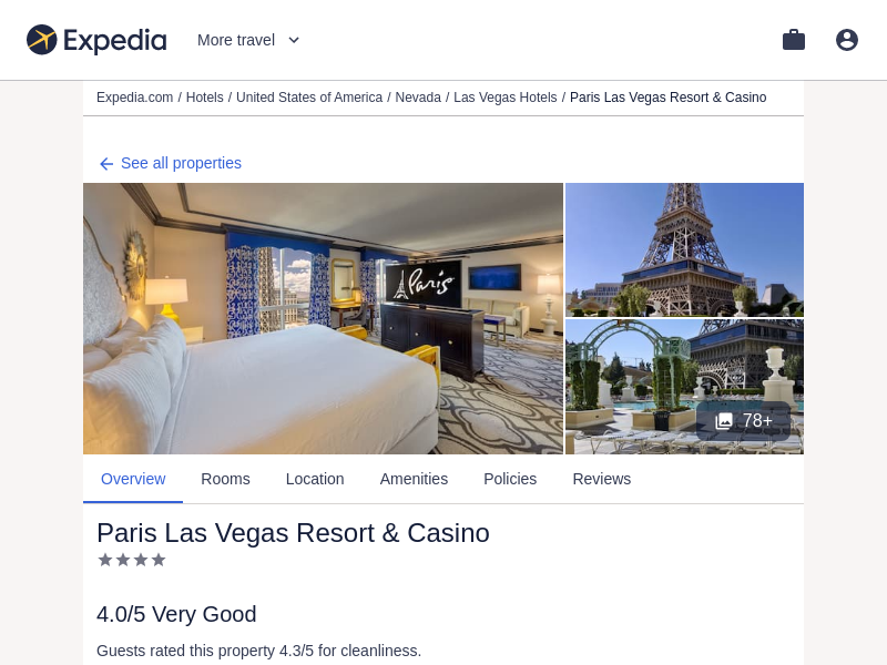 
                            5. Paris Las Vegas Resort & Casino: 2021 Room Prices, Deals ...