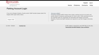 
                            7. Parking Account Login /portal - NuPark - Rbhs Portal