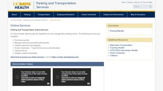 
                            6. Parking and Transportation Online Services - UC Davis Health - Ipswich Hospital Parking Portal