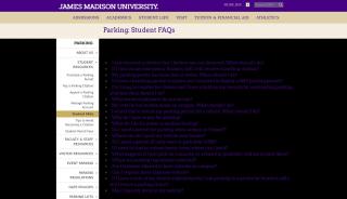 
                            4. Parking: Student FAQs - James Madison University - Jmu Parking Portal