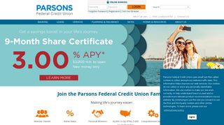 
                            3. Parsons Federal Credit Union | Parsons FCU - Parsons Pweb Login