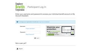 Participant Login | Your Personal Benefit Account - Ebc Payroll Portal