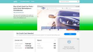 
                            6. partmyride.com - Buy & Sell Used Car Parts | Au... - Partmyride - Partmyride Portal