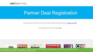 
                            3. Partner Deal Registration - VeloCloud - Velocloud Partner Portal Portal