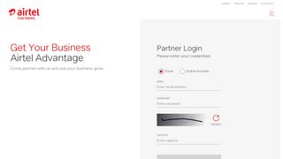 
                            2. Partner Login - Airtel - Airtel Partner Portal Login