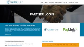 
                            2. Partner Login | Omnisure - Omnisure Portal