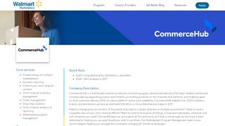 Partner with CommerceHub - Walmart.com solution provider ... - Commerce Hub Portal