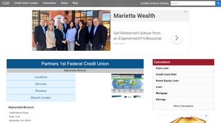 
                            3. Partners 1st Federal Credit Union - Alpharetta, GA at 13560 ... - Partners 1st Federal Credit Union Portal