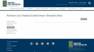 
                            7. Partners 1st. Federal Credit Union- Directors Row | Credit ... - Partners 1st Federal Credit Union Portal