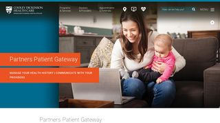 
Partners Patient Gateway | Cooley Dickinson Health  
