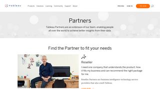 
                            1. Partners | Tableau Software - Tableau Partner Portal
