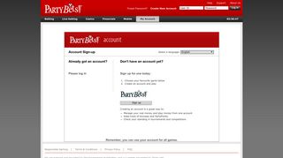 
                            2. PartyBets.com - Account - Partybets Portal
