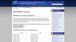 
                            8. PASRR Training - Department of Health Care Services - CA.gov - Dhcs Pasrr Login