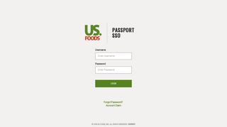 
                            4. Passport SSO - US Foods - Us Foods Vendor Portal