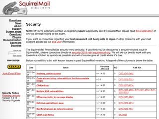 Password Forget Plugin - SquirrelMail - Webmail for Nuts