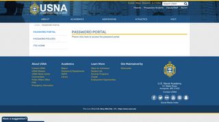 
                            1. Password Portal :: Password Portal :: USNA - Usna Password Portal