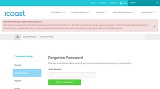 
                            5. Password Reset - Central Coast Council - 1Coast - 1coast Customer Portal