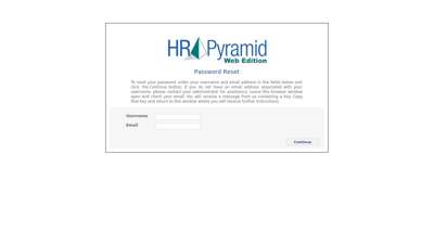 Password Reset - HRPyramid