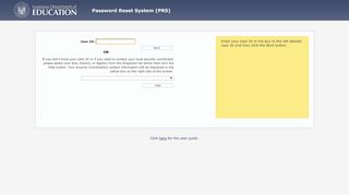 
                            5. Password Reset System (PRS) - Louisiana Ser Login