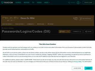 
                            1. Passwords/Logins/Codes (DX) | Deus Ex Wiki | Fandom