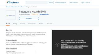 
                            7. Patagonia Health EMR Reviews and Pricing - 2020 - Capterra - Patagonia Ehr Portal