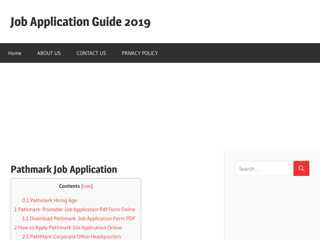 Pathmark Job Application, Jobs & Careers Online Hiring ...